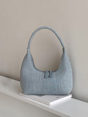 Fashion Niche Hand-Held Denim Dumpling Bag