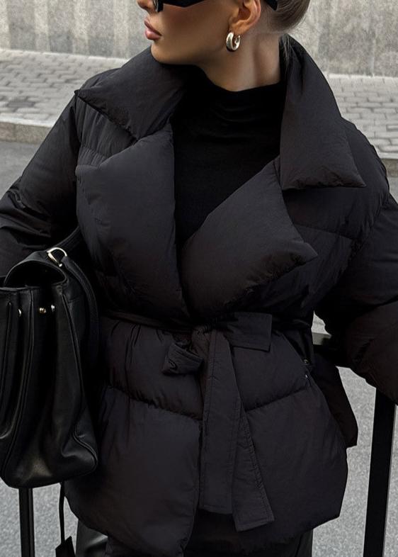 Luxura Quilted Belted Puffer Jacket