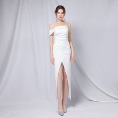 Toast Dress Bride Spring Off Shoulder Wedding Dress Slimming Cocktail Short Evening Dress