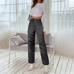 Women Clothing Overalls High Waist Slimming Casual Pants Wide Leg Pants Women Summer Pants Women Summer Pants