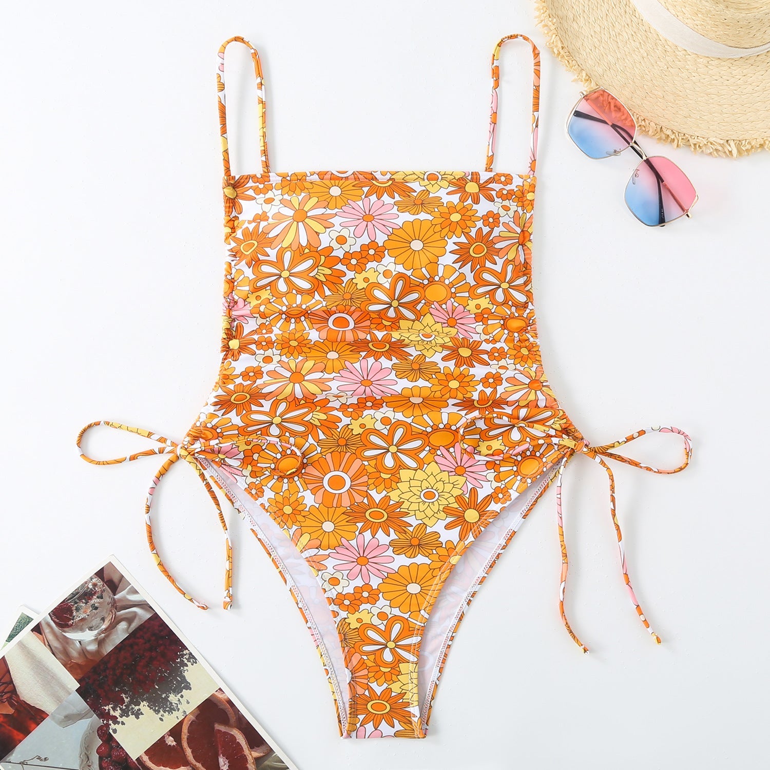 Amara Floral Pattern Swimsuit