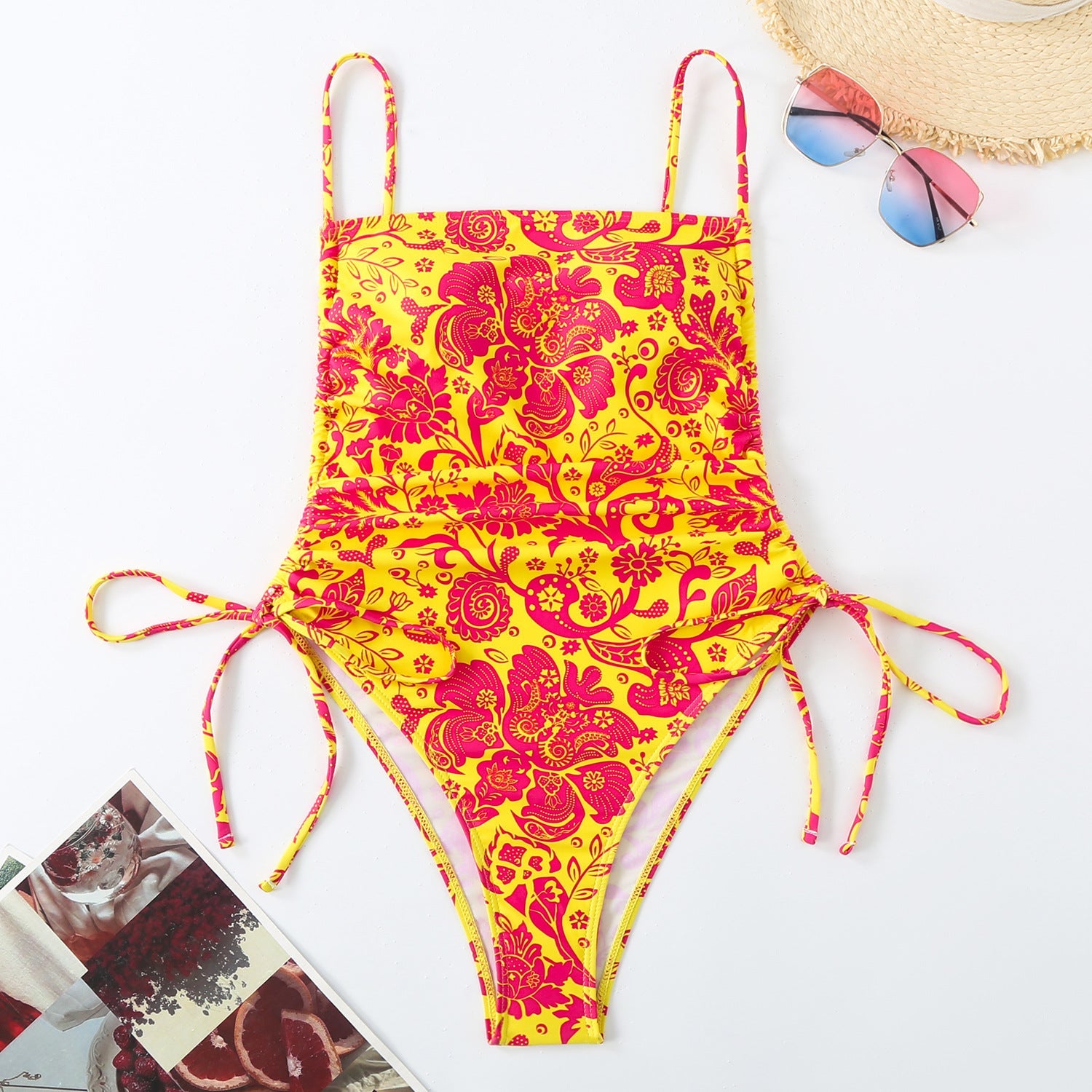 Amara Floral Pattern Swimsuit