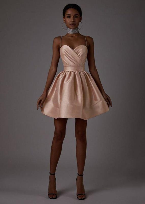 Luxe Satin Cocktail Dress