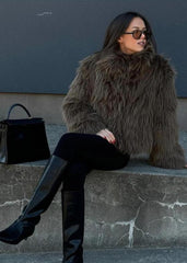 Sable Luxe Faux Fur Jacket