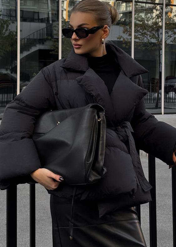 Luxura Quilted Belted Puffer Jacket