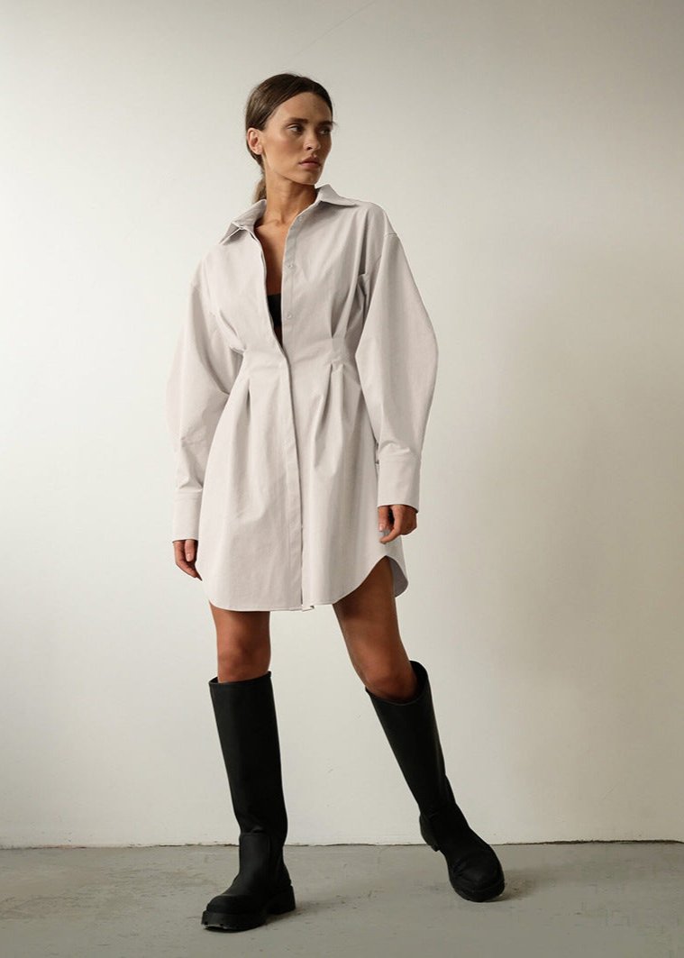 Classic Tailored Shirt Dress