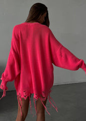 Neon Edge Oversized Sweater