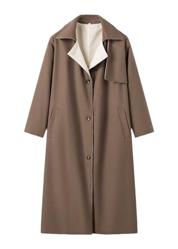 Long Style Woolen Coat for Women - Timeless Comfort & Versatility