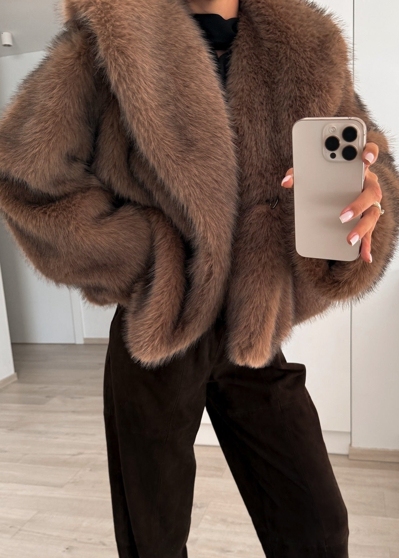 Velvet Oak Faux Fur Jacket