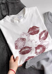 Lip Imprint Oversized T-Shirt