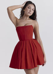 Scarlet Classic Strapless Mini Dress