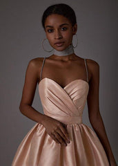 Luxe Satin Cocktail Dress