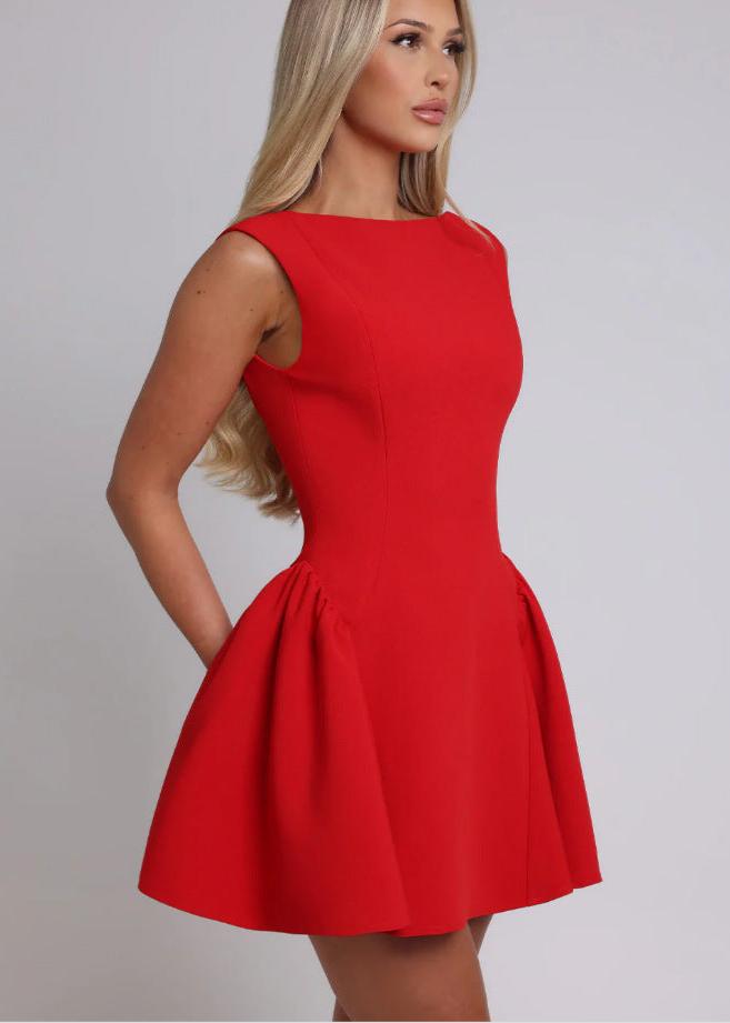 Scarlet Essence Cocktail Dress