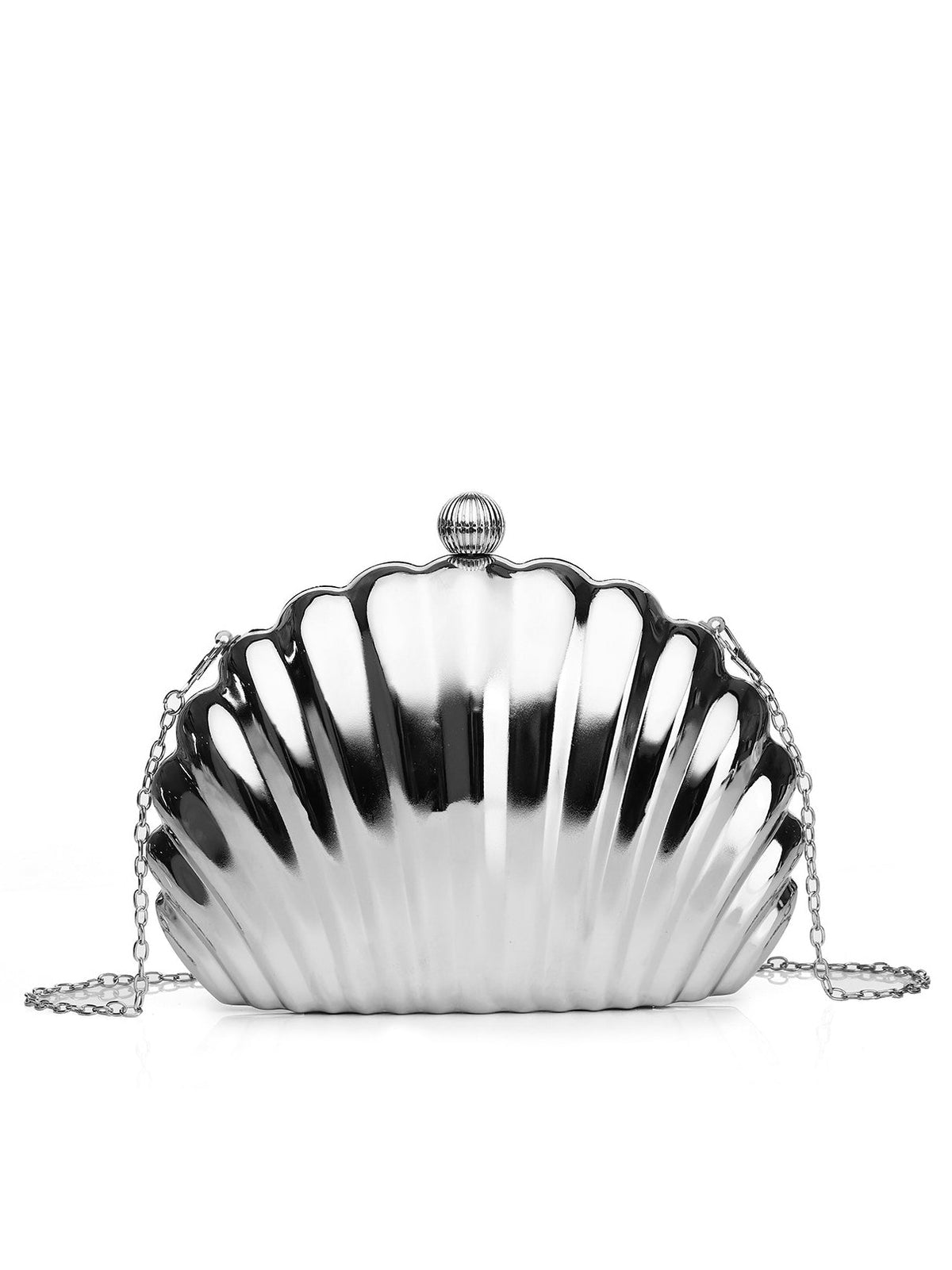 Metal Shell Clutch Party Evening Bag