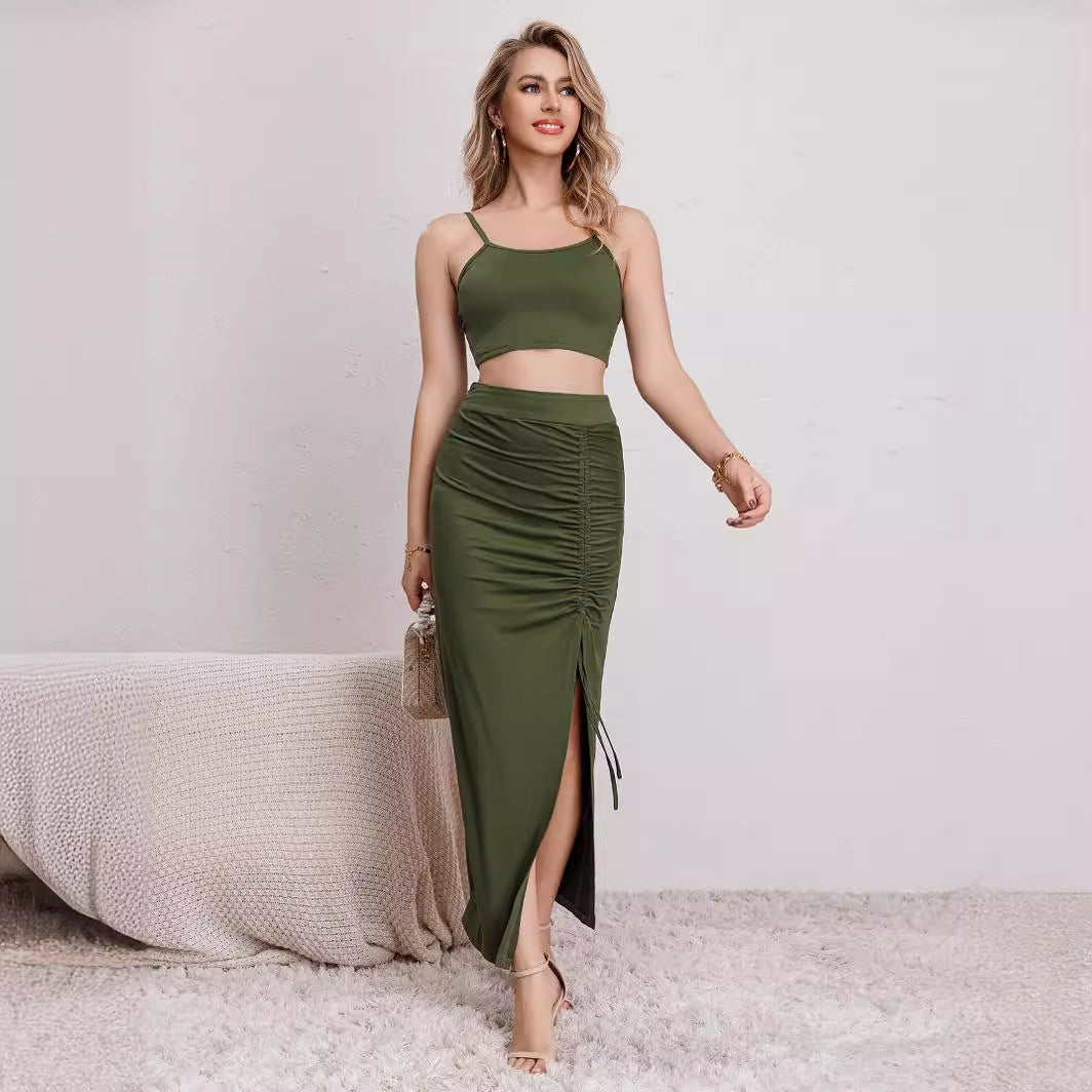 Two Piece Sexy Slim Fit Skirt Women