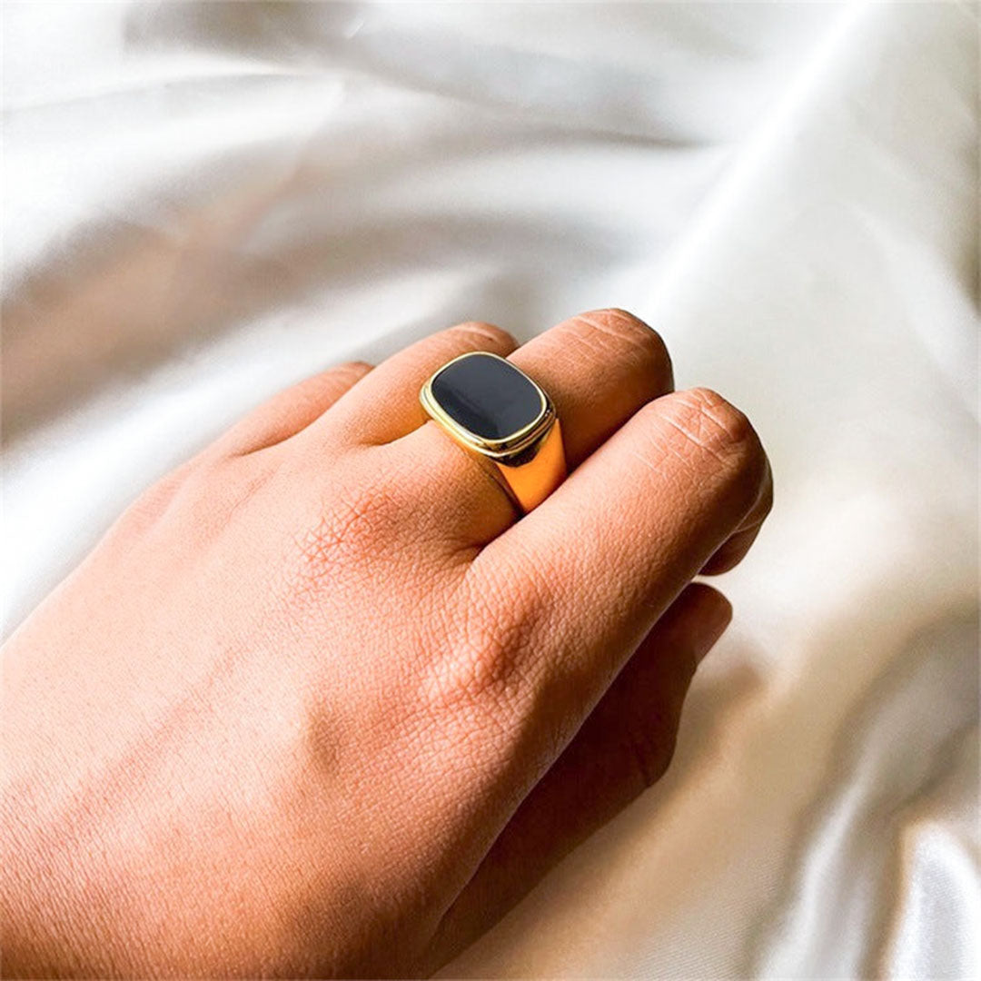 Onyx Signet Ring