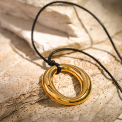 Orla Minimalist Gold Pendant Necklace