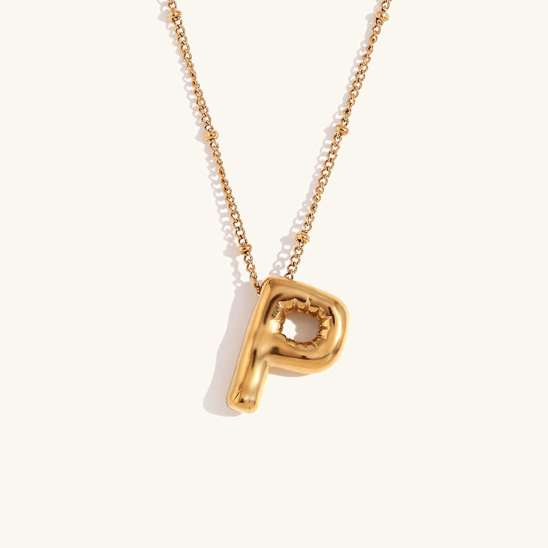 Airy Letter - Gold Initial Necklace