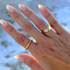 Pearl Crest Ring