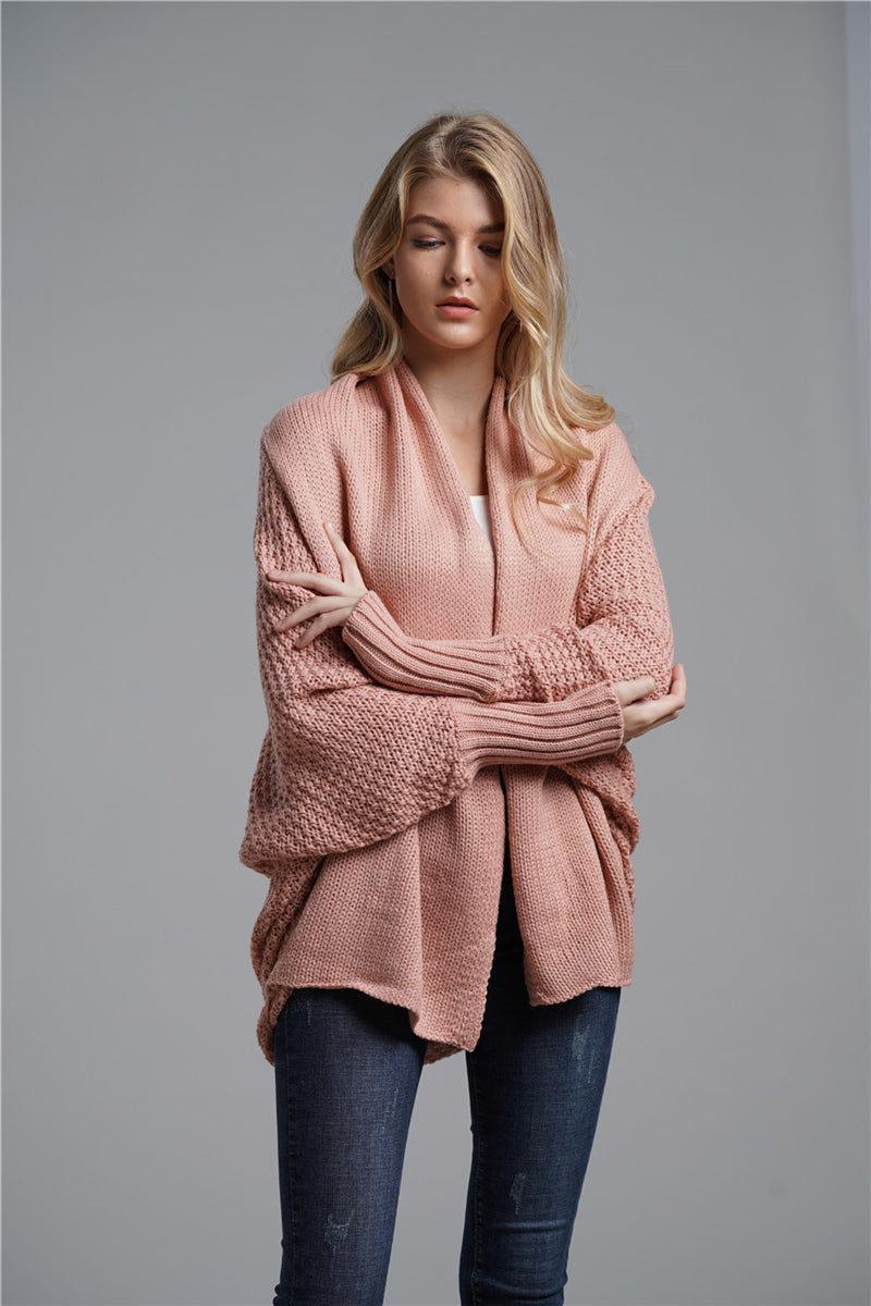 Smaibulun | Pink Batwing Loose Fit Cardigan