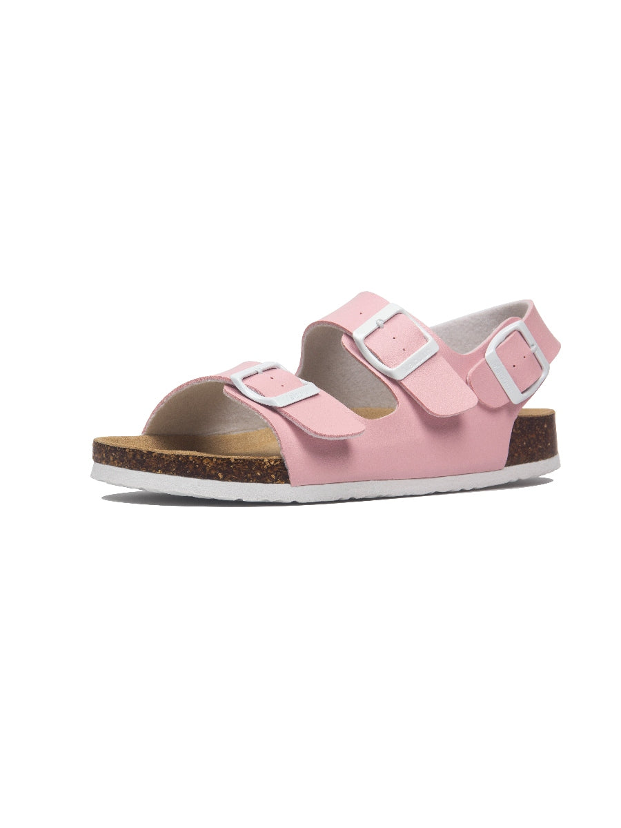 Maibulun - Pink Double-Strap Slingback Sandals