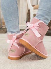 SMAIBULUN Ugg | Bailey Bow Ugg Mini Boots - Pink