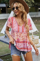 JEN BOHO TOP - PINK