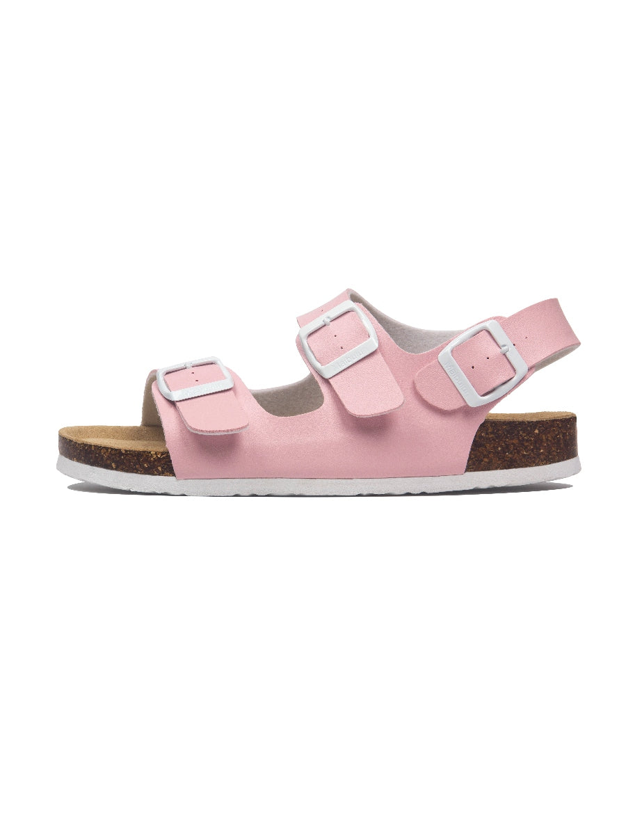 Maibulun - Pink Double-Strap Slingback Sandals