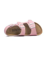 Maibulun - Pink Double-Strap Slingback Sandals