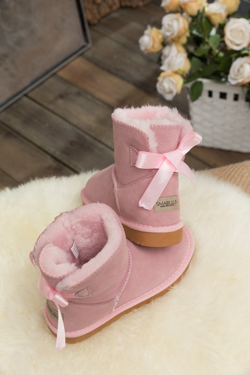 SMAIBULUN Ugg | Bailey Bow Ugg Mini Boots - Pink