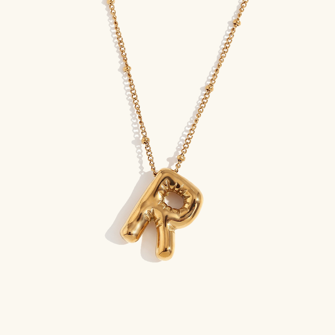 Airy Letter - Gold Initial Necklace