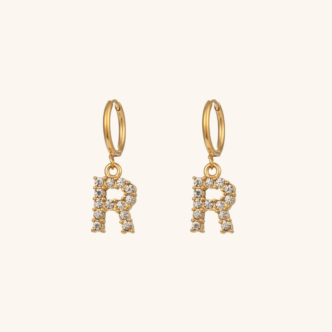 Aimee Initial Earrings