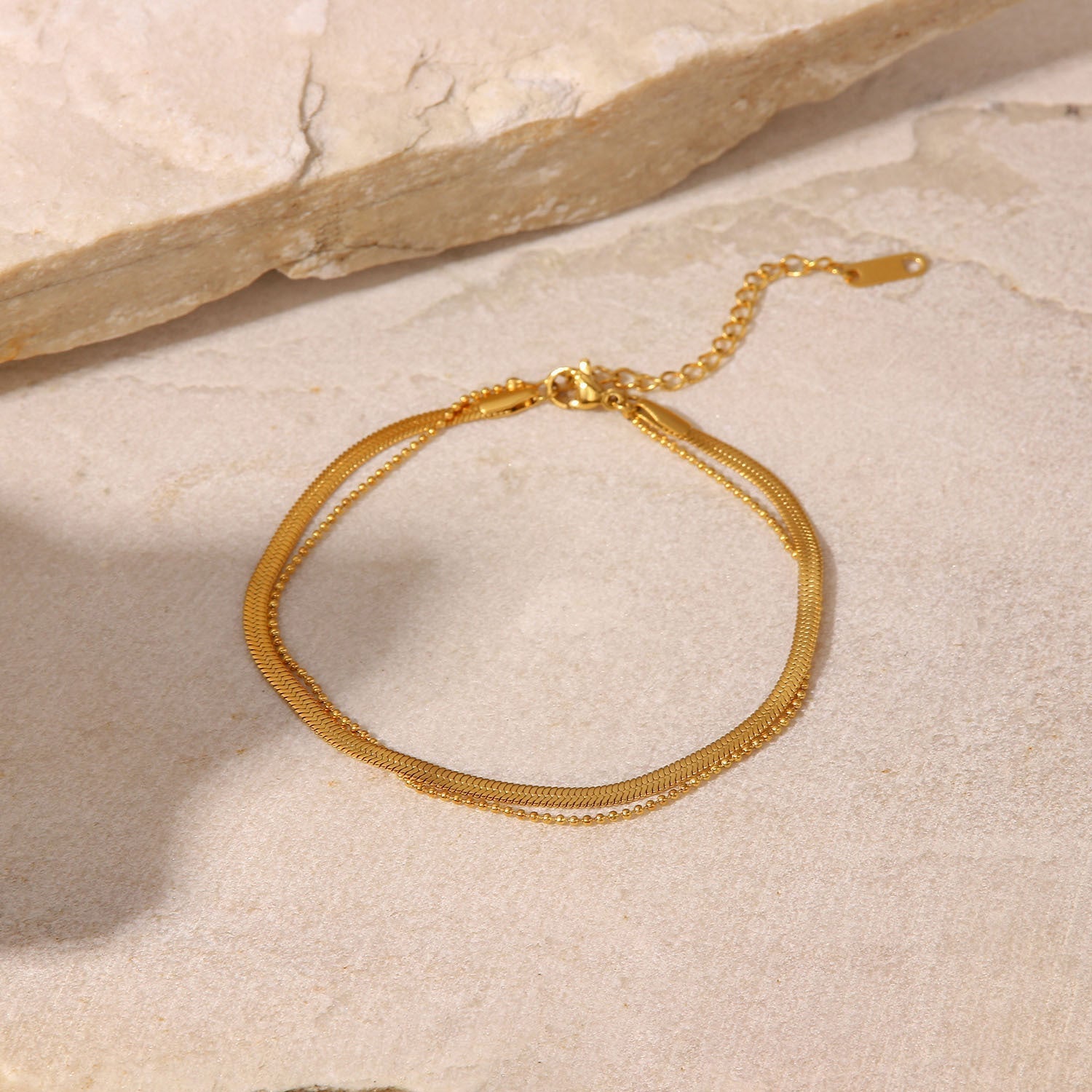 Radiant Chain - Layered Gold Anklet