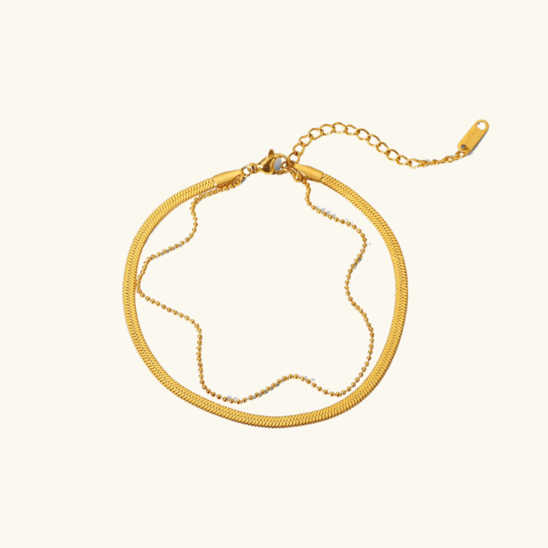 Radiant Chain - Layered Gold Anklet