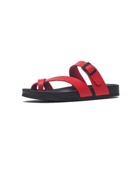 MAIBULUN | RED FOOTBED SANDAL