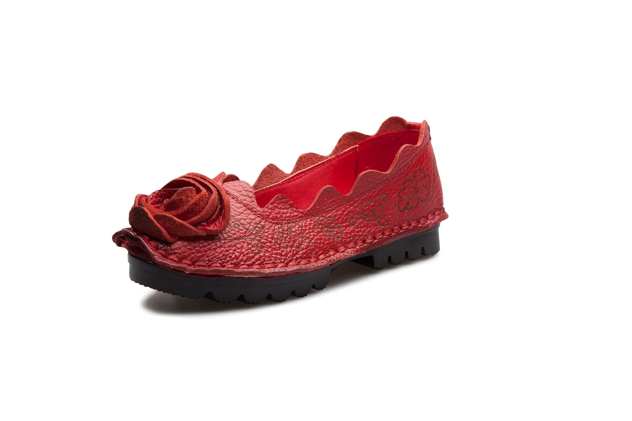 Rose Bow Head-Accent Loafers - Rumour Has It