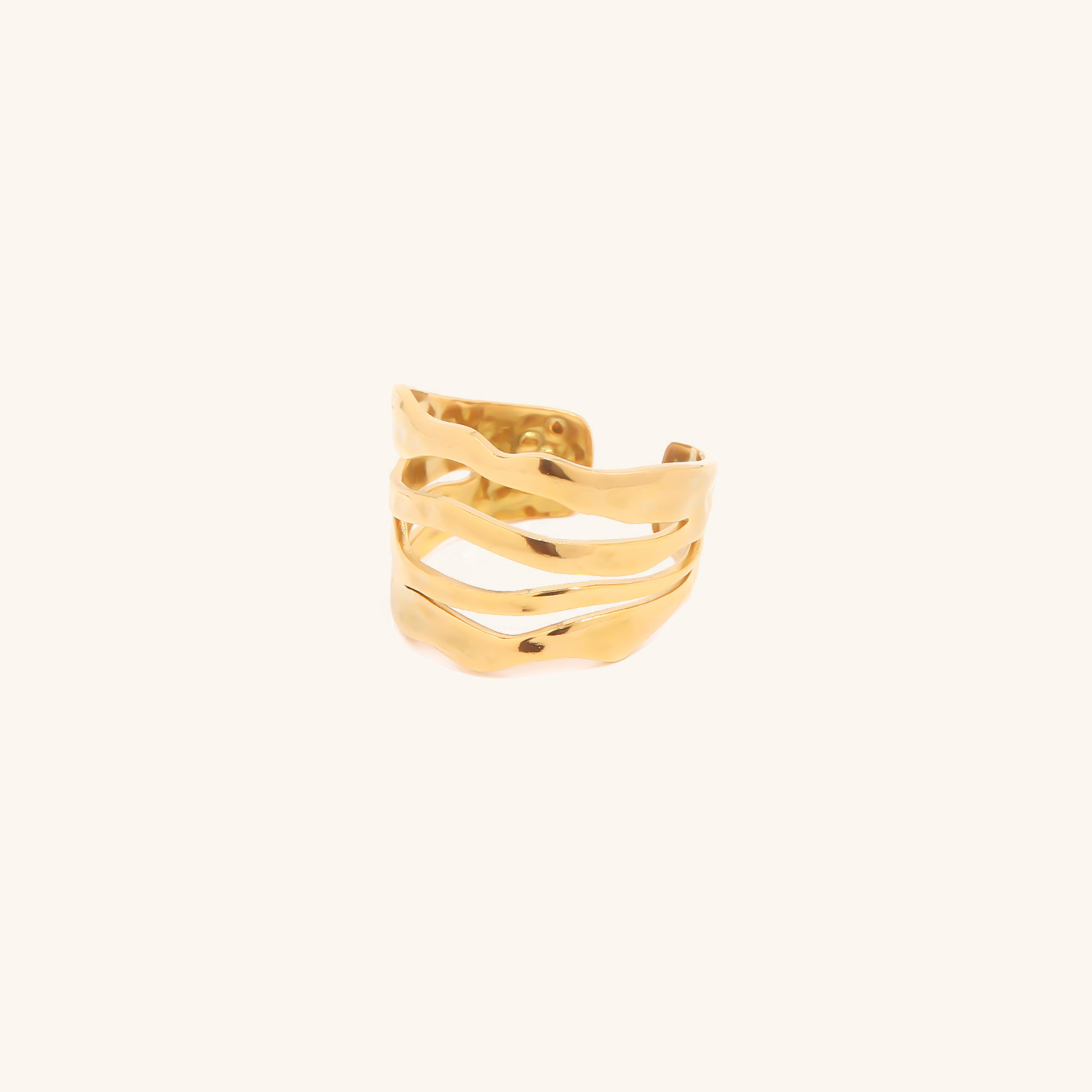 Ripple Gold Ring