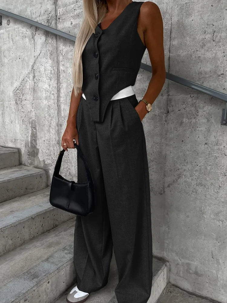 Elettra Top + Pants Suit