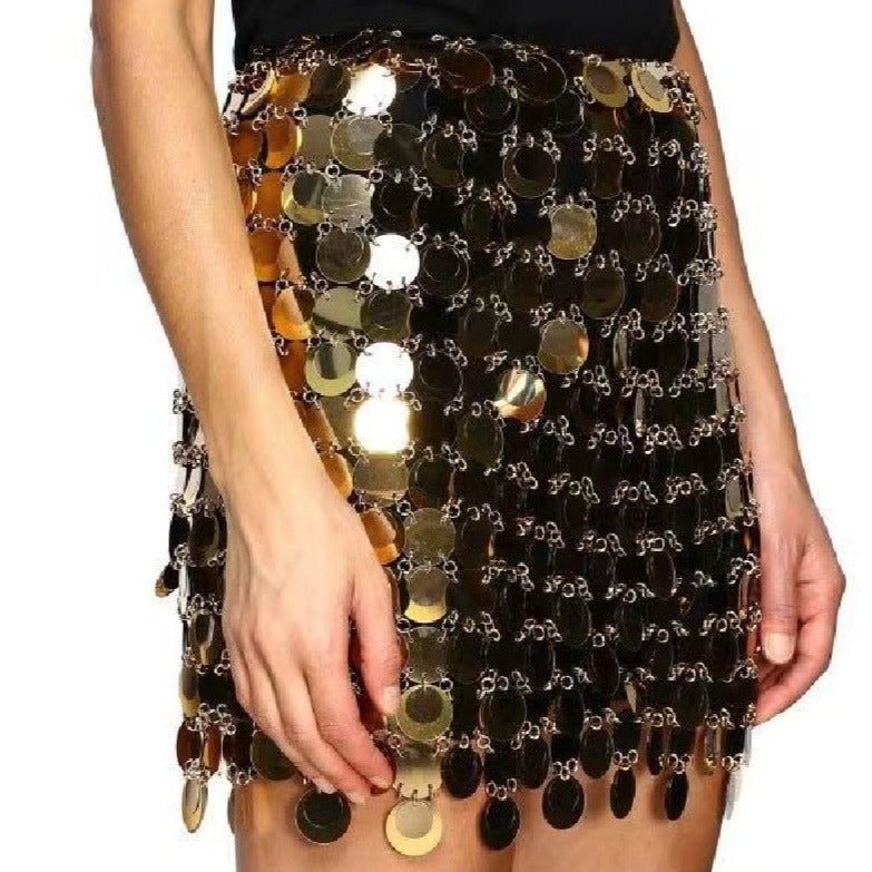 Amsley Sequined Skirt