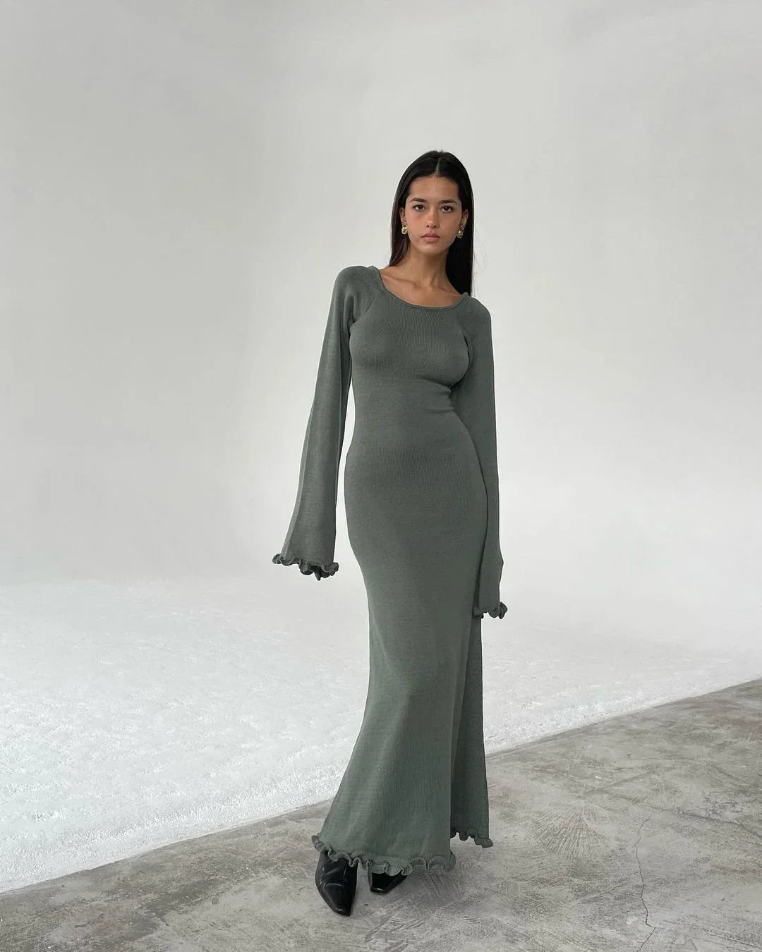 Isabella - Knitted Maxi Dress