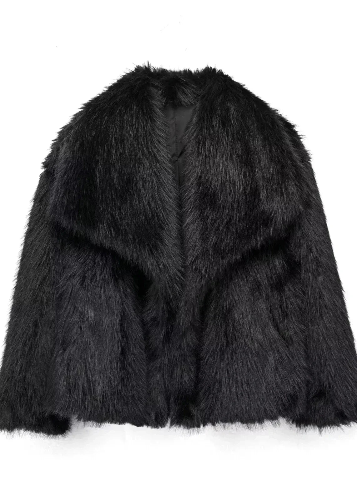 Luxurious Faux Fur Winter Coat