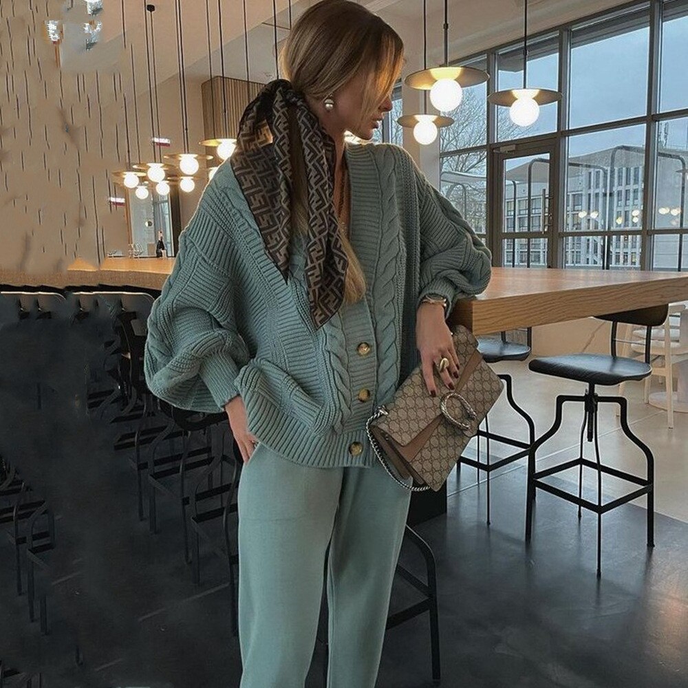 Debra Cardigan + Pants Suit