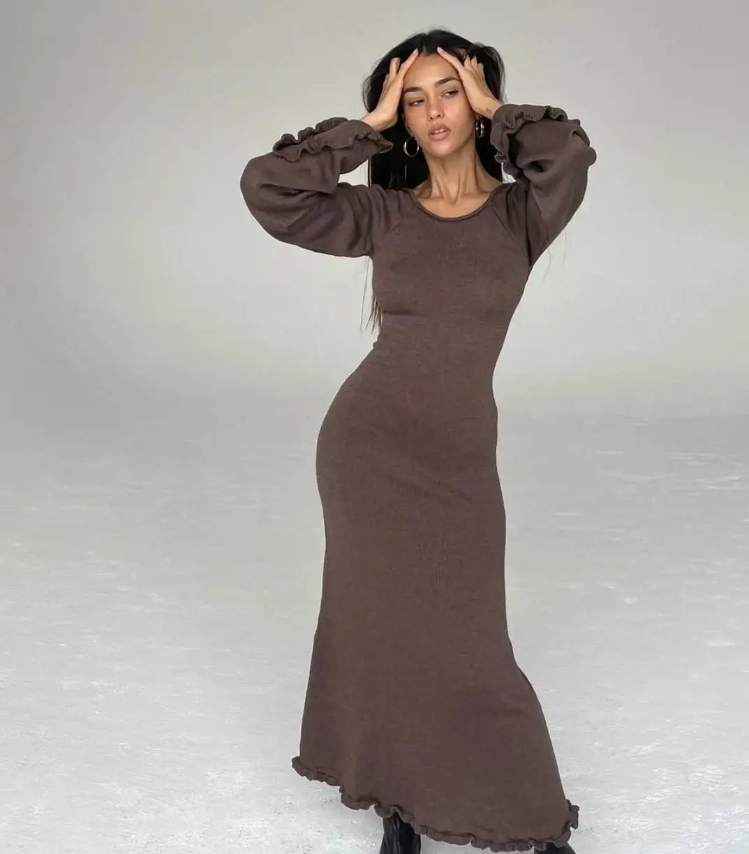 Isabella - Knitted Maxi Dress