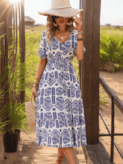 Florenza Printed Midi Dress