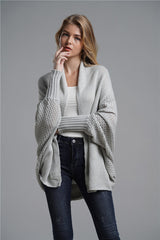 Smaibulun | Grey Batwing Easy On Cardigan