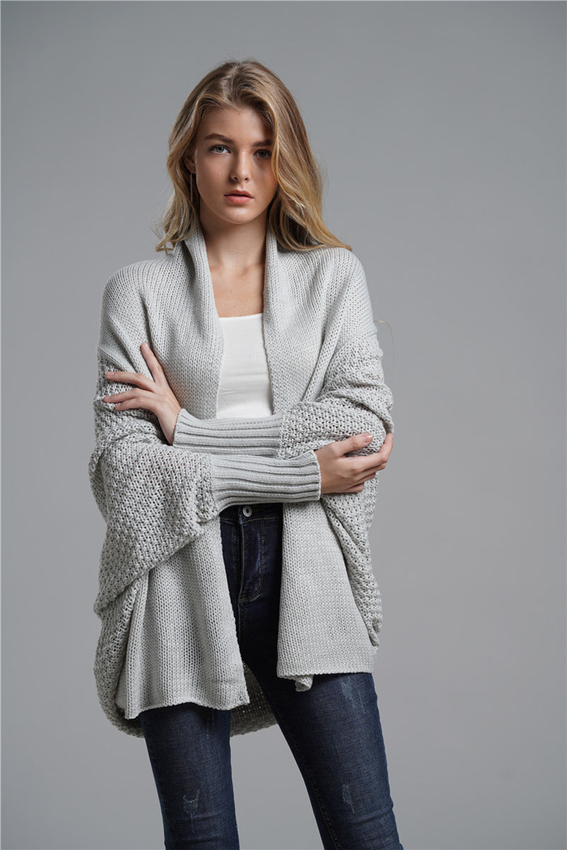 Smaibulun | Grey Batwing Easy On Cardigan