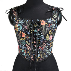 Women's Vintage Floral Camisole Floral Embroidery Pattern