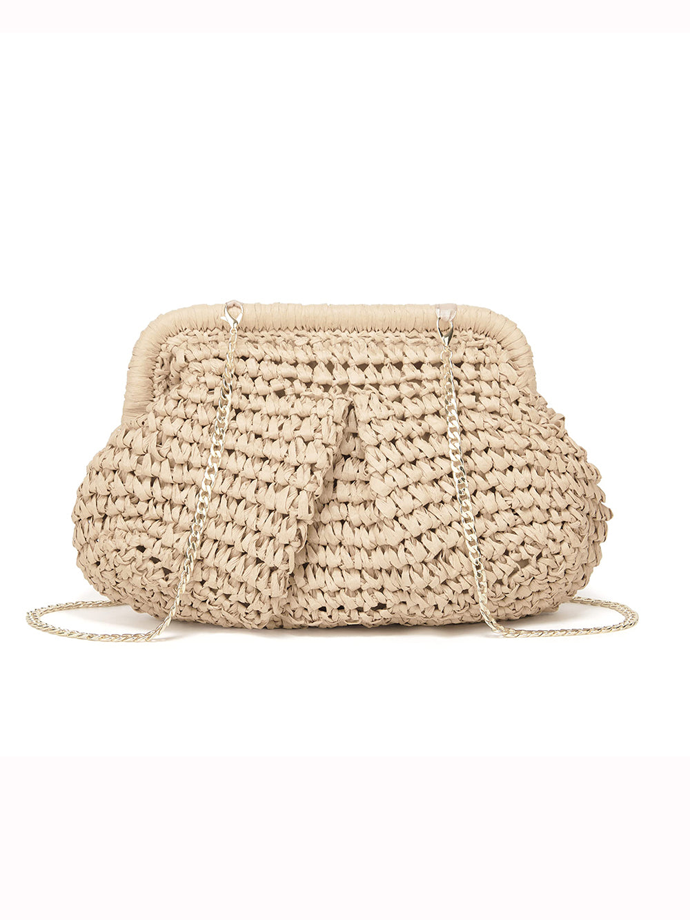 Elegance-Woven Clutch