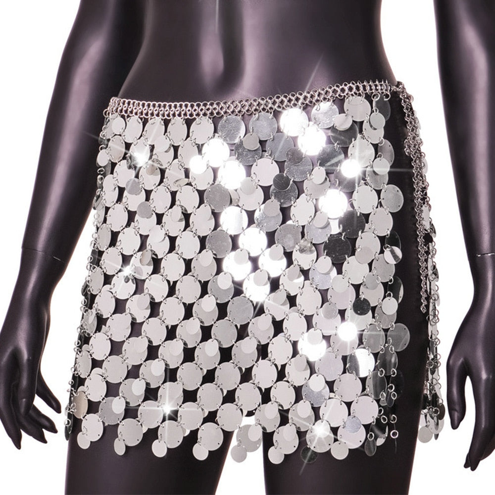 Amsley Sequined Skirt