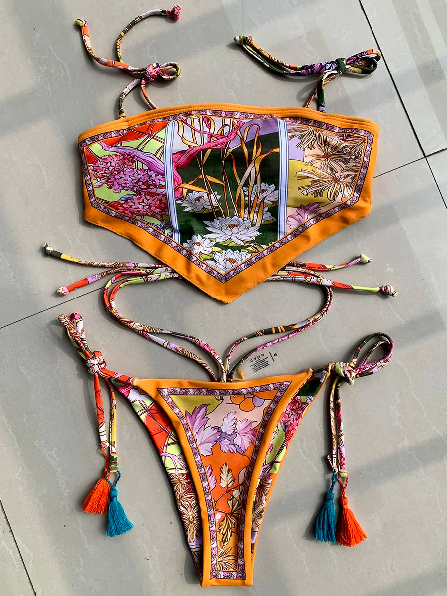 Scarf Inspired Bikini